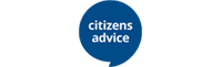 The Citizens Advice logo -- a blue speech bubble with white text that reads 'citizens advice'.
